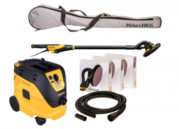 Mirka LEROS 950 Dual Voltage Sander & DE1230M M-Clsss 230V Extractor, Hose & Accessories - Deco Solution Kit &pound;1,799.00